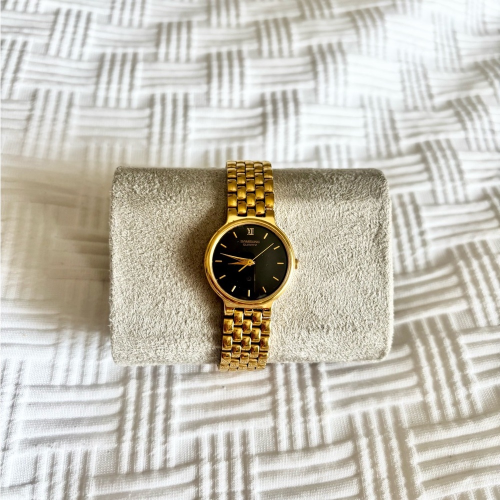 Samsung Water Resistant Gold Watch